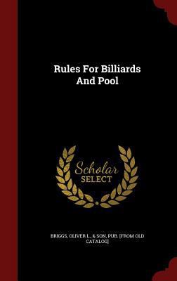 Rules For Billiards And Pool 1297545214 Book Cover