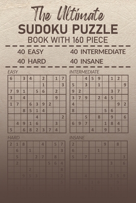 The Ultimate Sudoku Puzzle: Book with 160 Piece... B08BWBZTZH Book Cover