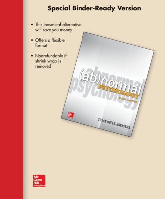 Loose Leaf for Abnormal Psychology 1259213587 Book Cover