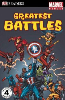 DK Readers L4: Marvel Heroes: Greatest Battles 0756634962 Book Cover