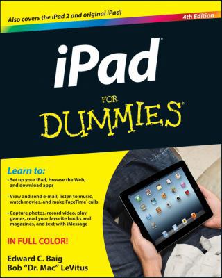 iPad For Dummies 1118352009 Book Cover