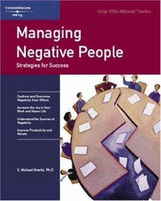 Managing Negative People 1560523069 Book Cover