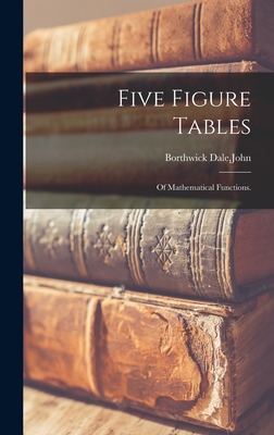 Five Figure Tables 1013942396 Book Cover