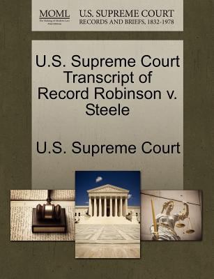 U.S. Supreme Court Transcript of Record Robinso... 1244994979 Book Cover