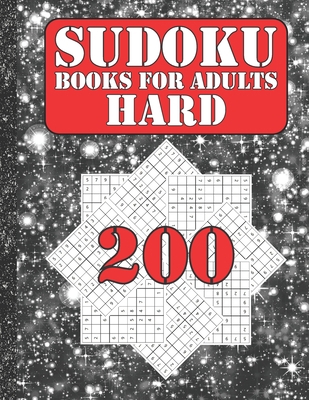 Sudoku books for adults hard: 200 Sudokus from ... B086Y5J446 Book Cover