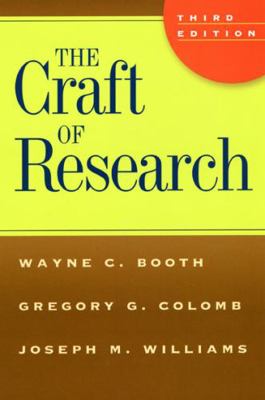 The Craft of Research B00A2LS04K Book Cover