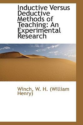 Inductive Versus Deductive Methods of Teaching:... 1110296444 Book Cover