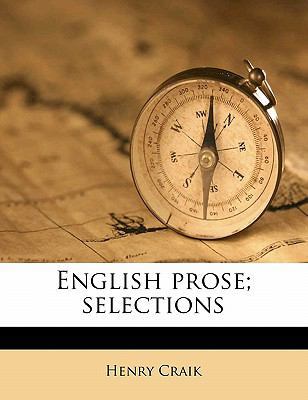 English prose; selections Volume 5 1177269880 Book Cover