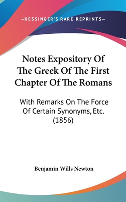 Notes Expository Of The Greek Of The First Chap... 1120787211 Book Cover