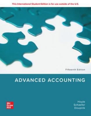 Advanced Accounting ISE 1266266461 Book Cover