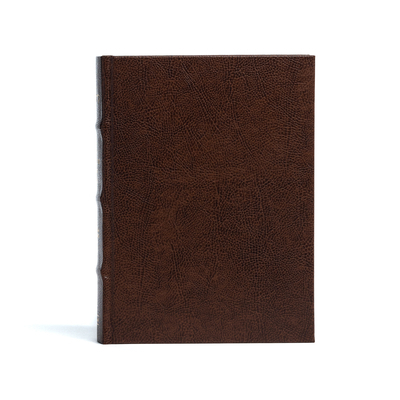 CSB Spurgeon Study Bible, Brown Bonded Leather ... 1087785545 Book Cover