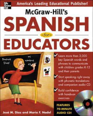 McGraw-Hill's Spanish for Educators W/Audio CD ... 0071464913 Book Cover
