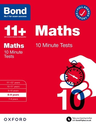 Bond 11+ Maths 10 Minute Tests with Answer Supp... 0192784978 Book Cover