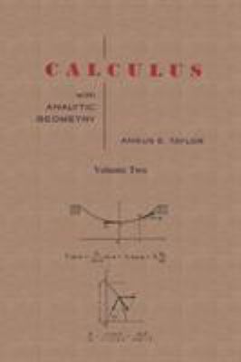 Calculus with Analytic Geometry by Angus E. Tay... 0923891250 Book Cover