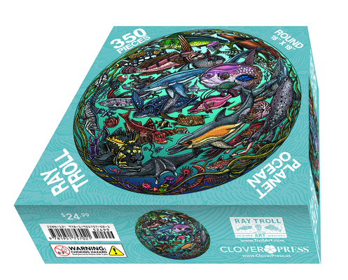 Planet Ocean: A Ray Troll Puzzle 1951757025 Book Cover