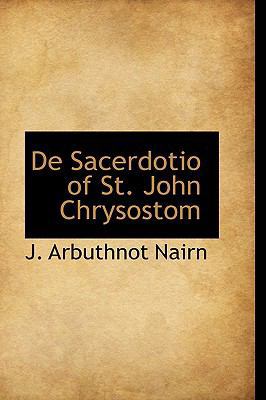 de Sacerdotio of St. John Chrysostom 110325488X Book Cover