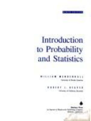 Introduction to Probability and Statistics 053420886X Book Cover