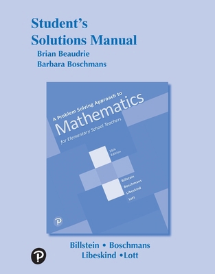 A Student Solutions Manual for Problem Solving ... 0135184207 Book Cover