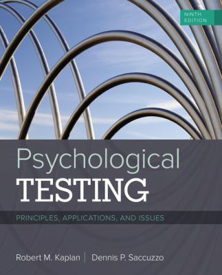 Psychological Testing: Principles, Applications... 1337098132 Book Cover