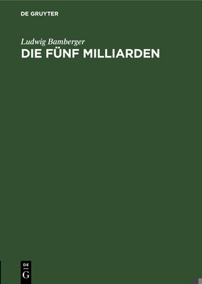 Die Fünf Milliarden [German] 3111104249 Book Cover