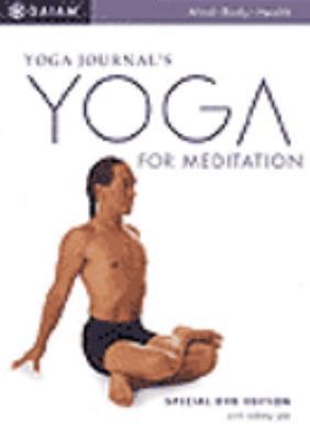 Yoga For Meditation B00008G76W Book Cover