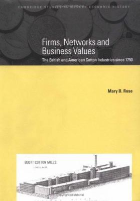 Firms, Networks and Business Values 0521782554 Book Cover