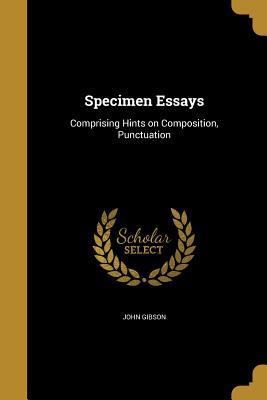 Specimen Essays 1373437448 Book Cover