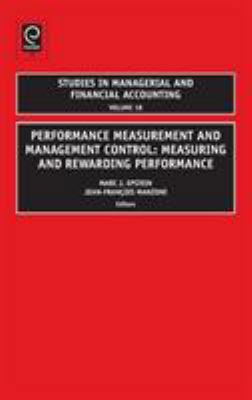 Performance Measurement and Management Control:... 0762314796 Book Cover