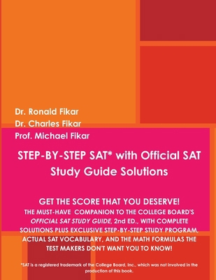STEP-BY-STEP SAT with Official SAT Study Guide ... 055746336X Book Cover