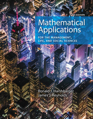 Mathematical Applications for the Management, L... 1337625345 Book Cover