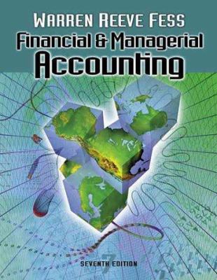 Financial and Managerial Accounting 0324025408 Book Cover