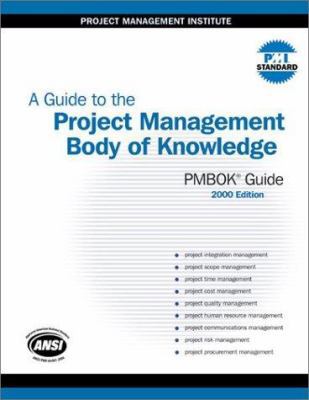 A Guide to the Project Management Body of Knowl... 1880410230 Book Cover