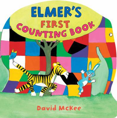 Elmer's First Counting Book B00A2PMMXG Book Cover