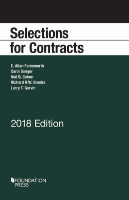 Selections for Contracts, 2018 Edition (Selecte... 1640207333 Book Cover