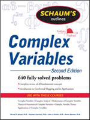 Schaum's Outline of Complex Variables, 2ed 0071615695 Book Cover