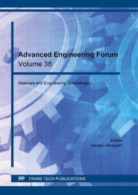 Paperback Advanced Engineering Forum Vol. 38 Book