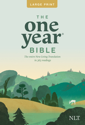 One Year Premium Slimline Bible-NLT-Large Print... [Large Print] 141431244X Book Cover