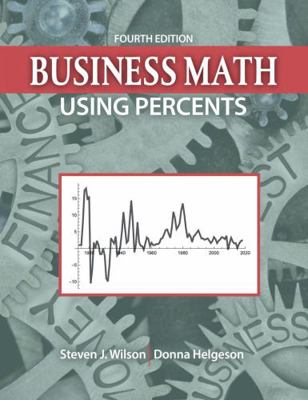 Business Math: Using Percents 1792422857 Book Cover