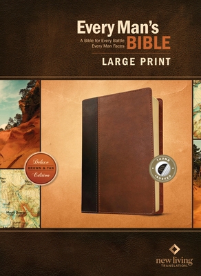 Every Man's Bible NLT, Large Print, Tutone [Large Print] 1496433580 Book Cover
