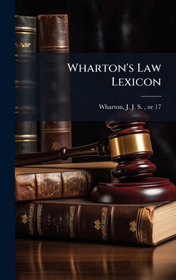 Wharton's Law Lexicon 102411158X Book Cover