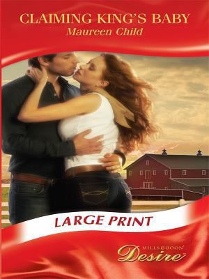 Claiming King's Baby (Mills & Boon Largeprint D... 0263216195 Book Cover