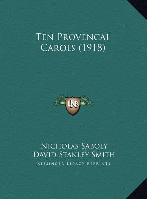 Ten Provencal Carols (1918) 1169671233 Book Cover