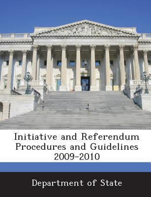 Initiative and Referendum Procedures and Guidel... 1288954719 Book Cover