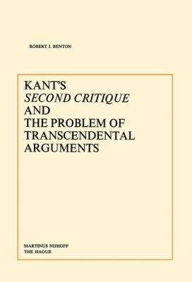 Kant's Second Critique and the Problem of Trans... 9024720559 Book Cover