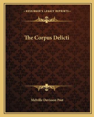 The Corpus Delicti 1162691565 Book Cover