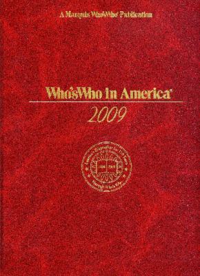 Who's Who in America 2009 0837970180 Book Cover