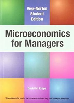 Microeconomics for Managers 813091705X Book Cover