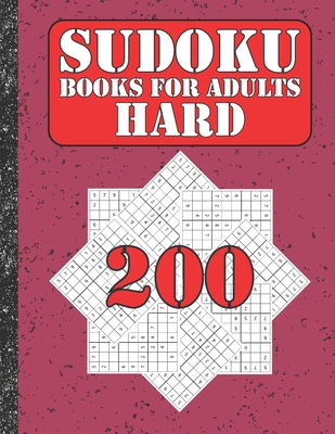 Sudoku books for adults hard: 200 Sudokus from ... B086PLV122 Book Cover