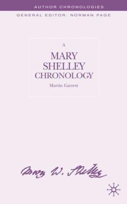 A Mary Shelley Chronology 0333770501 Book Cover