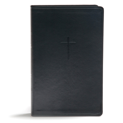 CSB Everyday Study Bible, Black Leathertouch 1462796958 Book Cover